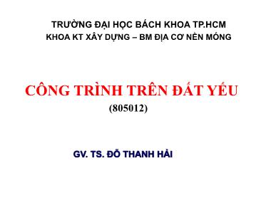 Công trình trên đất yếu