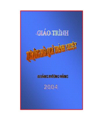 Giáo trình Tự động hóa quá trình nhiệt