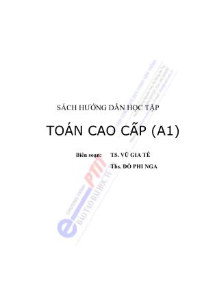 Sách hướng dẫn học tập Toán cao cấp (A1)