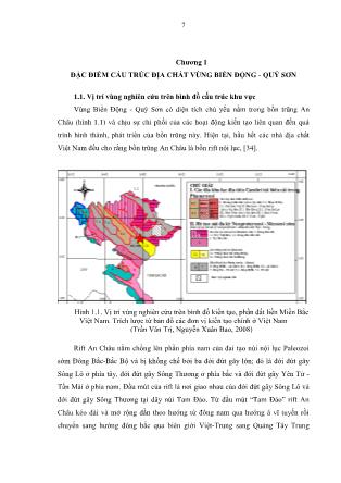 Luận án Đặc điểm quặng hóa đồng trong các thành tạo trầm tích vùng Biển Động - Quý Sơn