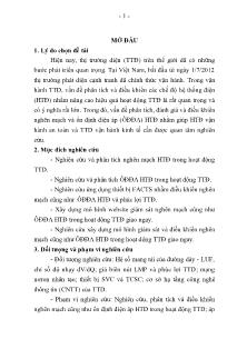 Tóm tắt Luận án Nghiên cứu, phân tích và điều khiển nghẽn mạch cũng như ổn định điện áp HTĐ trong hoạt động TTĐ