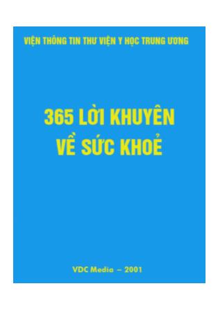 365 lời khuyên về sức khỏe