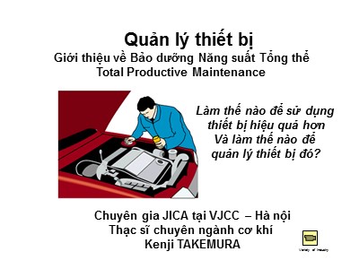 Bài giảng Quản lý thiết bị