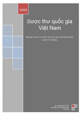 Dược thư quốc gia Việt Nam