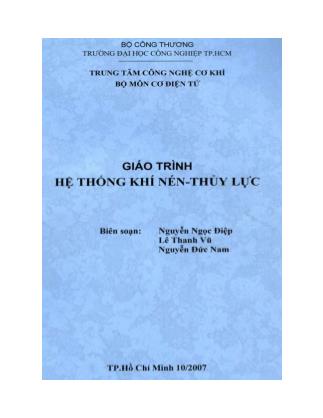 Giáo trình Hệ thống nén khí thủy lực