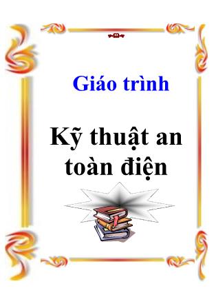 Giáo trình môn Kỹ thuật an toàn điện