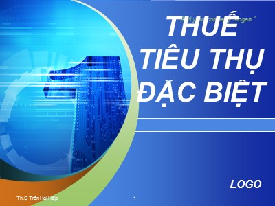 Kế toán, kiểm toán - Thuế tiêu thụ đặc biệt