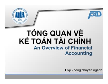 Kế toán tài chính III - Tổng quan về kế toán tài chính