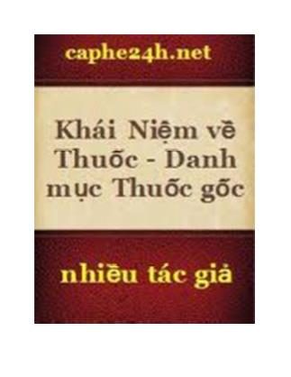 Khái niệm về thuốc - Danh mục thuốc gốc