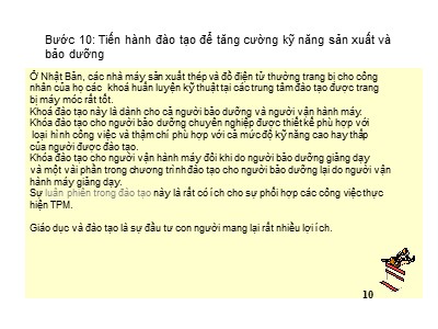 Sửa chữa ô tô - Tiến hành đào tạo để tăng cường kỹ năng sản xuất và bảo dưỡng