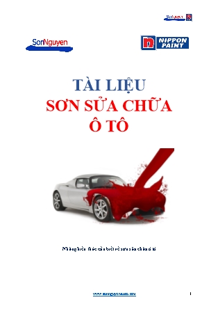 Tài liệu Sơn sửa chữa ô tô