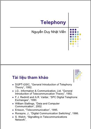 Telephony - Chapter 1: Overview