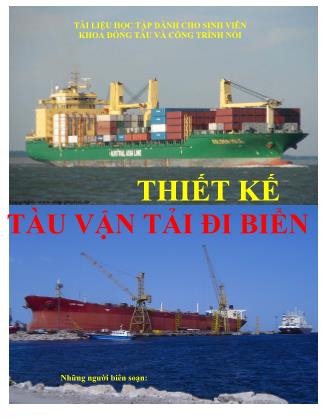 Thiết kế tàu vận tải đi biển