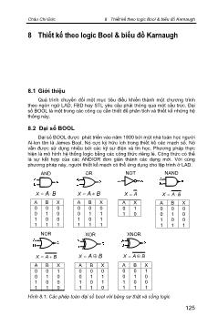 Thiết kế theo logic Bool & biểu đồ Karnaugh