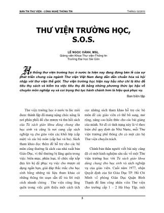 Thư viện trường học SOS