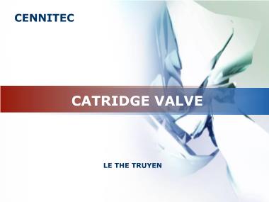 Truyền động thủy lực và khí nén - Catridge valve