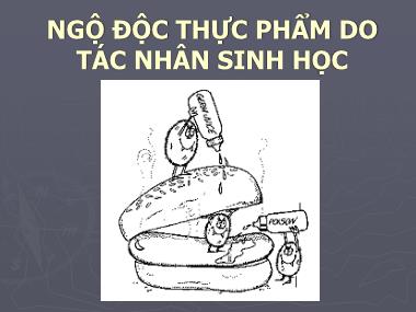 Vệ sinh an toàn thực phẩm - Ngộ độc thực phẩm do tác nhân sinh học (tt)