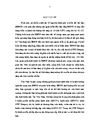 Luận án Nghiên cứu đặc điểm khí hậu và phân tích mối tương quan với bệnh SXH Dengue tại 7 tỉnh ven biển Nam Bộ giai đoạn 2003 - 2013