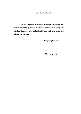 Luận án Nghiên cứu điều trị phẫu thuật bắc cầu động mạch vành trên bệnh nhân có phân suất tống máu thất trái giảm