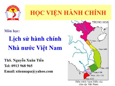 Bài giảng Lịch sử hành chính Nhà nước Việt Nam - Chương 2: Hành chính Nhà nước trong thời kỳ chống XL và đồng hoá của PK phương Bắc