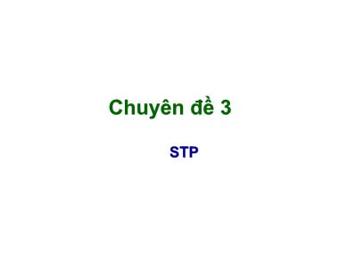 Bài giảng Quản trị Marketing - Chuyên đề 3: STP - Cao Minh Toàn