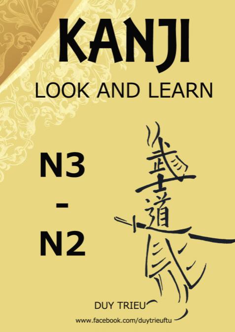 Giáo trình Kanji look and learn N3-N2