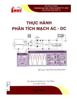 Giáo trình Thực hành Phân tích mạch AC-DC - Trường ĐH Công nghiệp TP.HCM
